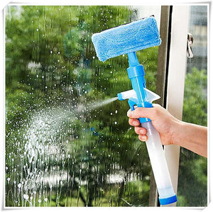 Multifunctional high-rise window glass wiper